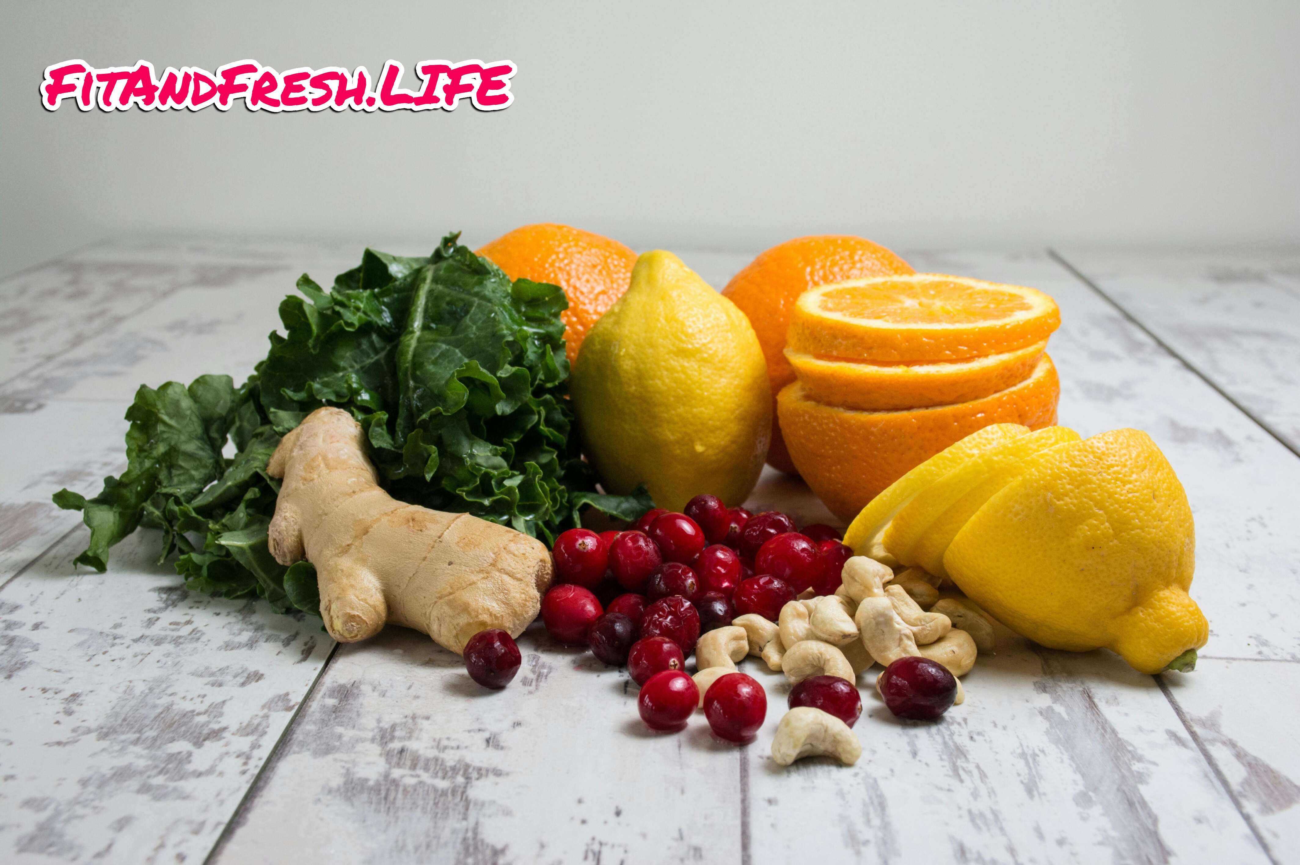 Immunity-boosting superfoods like citrus, berries, and nuts